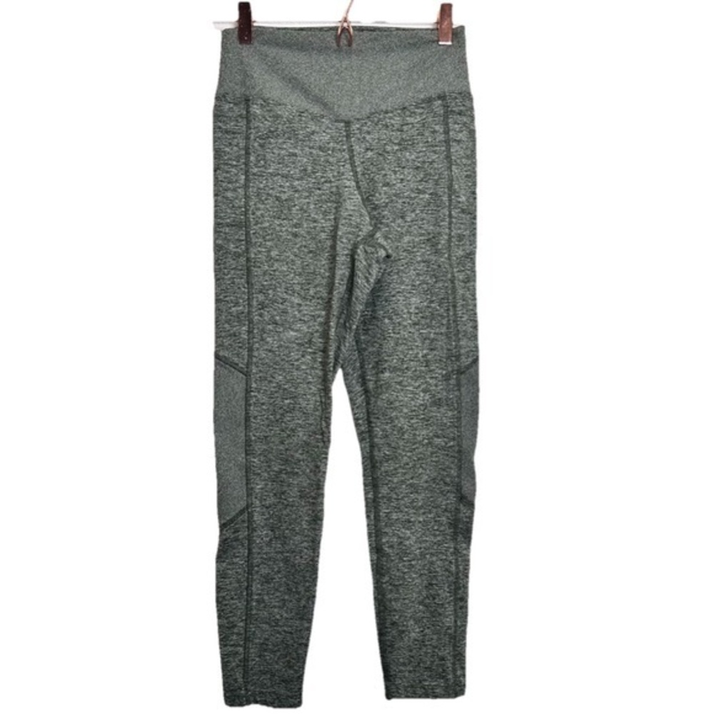 PINK Victoria's Secret Cozy Heathered Marled Green Leggings Small